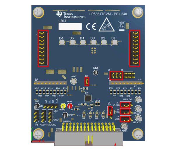 Texas Instruments LP5861TEVM Evaluation Module Texas Instruments LP5861TEVM Evaluation Module
