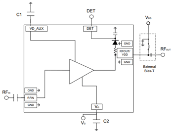 Application Circuit Diagram - MACOM MAAP-01132X Power Amplifiers Application Circuit Diagram - MACOM MAAP-01132X Power Amplifiers