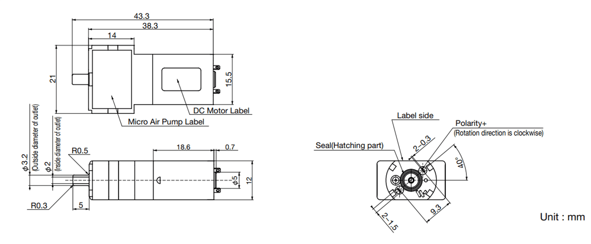 NMB Technologies MAP DC Brush Motors With Micro Air Pump