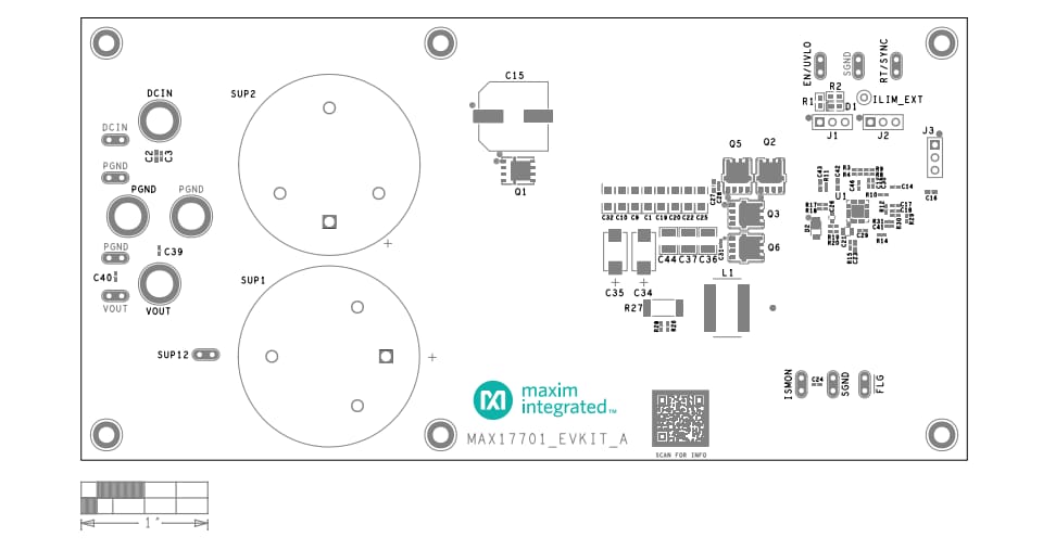 Location Circuit - Analog Devices / Maxim Integrated MAX17701EVKITA Evaluation Kit