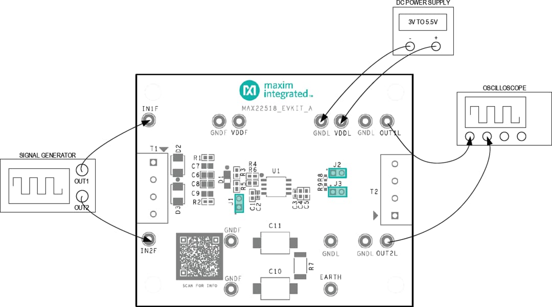 Analog Devices / Maxim Integrated MAX22518EVKIT Evaluation Kit
