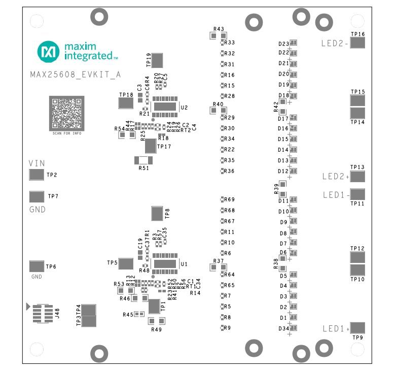 Application Circuit Diagram - Analog Devices / Maxim Integrated MAX25608EVSYS Evaluation System