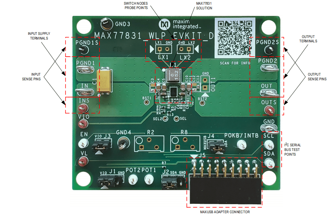 Analog Devices / Maxim Integrated MAX77831WEVKIT Evaluation Kit