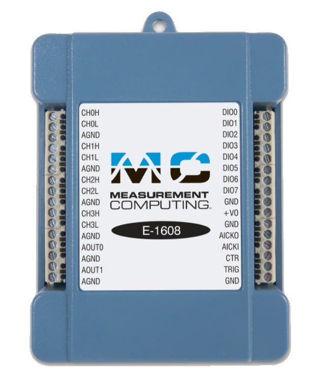 Digilent MCC E-1608 Multifunction Ethernet DAQ Device