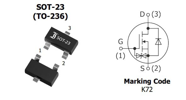 Diotec Semiconductor MMBT7002K N-Channel Enhancement Mode FETs