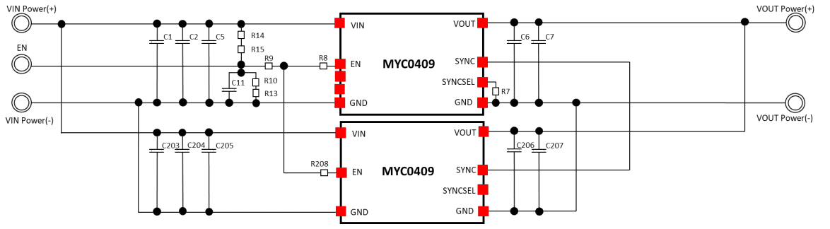 Schematic - Murata MYC0409 Evaluation Modules