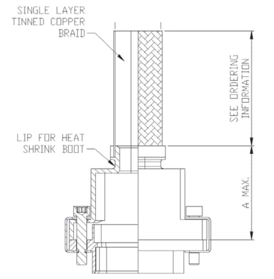 Mechanical Drawing - Dura-Con / Cinch Connectivity Solutions Micro-D EMI Backshells
