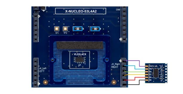 STMicroelectronics SATEL-VL53L4CX Breakout Boards