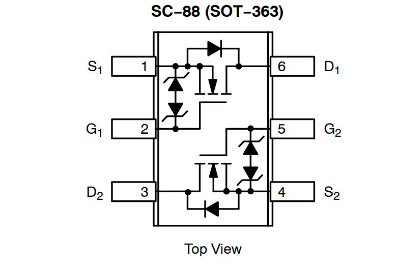 onsemi NTJD5121N/NVJD5121N Dual N-Ch Power MOSFETs