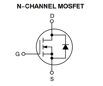Schematic - onsemi NVHL070N120M3S EliteSiC Automotive SiC MOSFET
