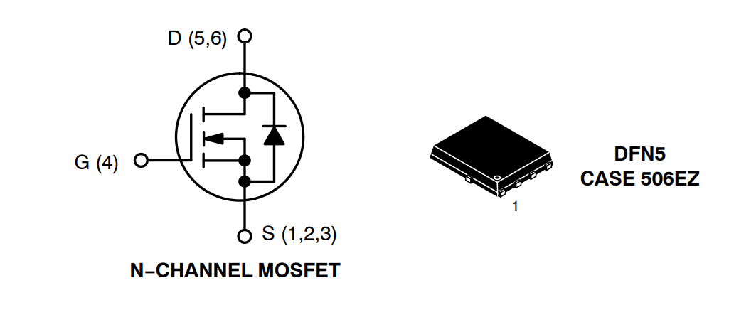 Application Circuit Diagram - onsemi NVMFS5C604N Single N-Channel Power MOSFET