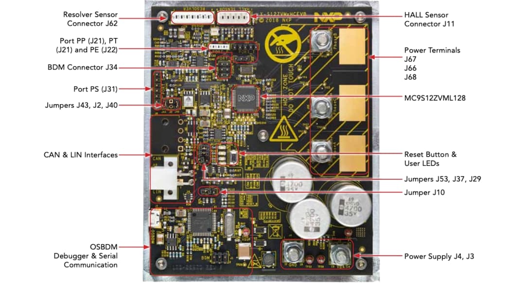 NXP Semiconductors MCSXSR1CS12ZVM S12ZVM Evaluation Board