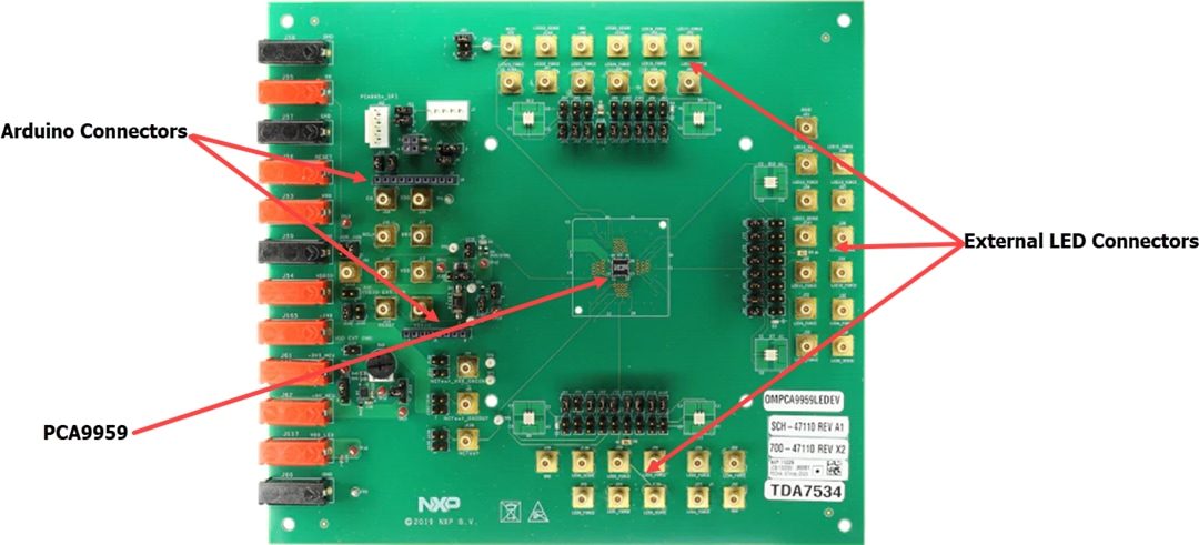 NXP Semiconductors OMPCA9959LEDEV Evaluation Board