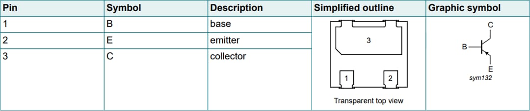 Mechanical Drawing - Nexperia BC856xQC-Q PNP Transistors