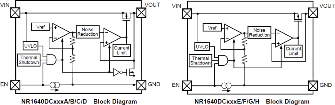 Block Diagram - Nisshinbo NR1640 Ultra-Low-Noise Voltage Regulator Block Diagram - Nisshinbo NR1640 Ultra-Low-Noise Voltage Regulator