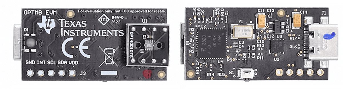 Texas Instruments OPT4001DTSEVM Evaluation Module