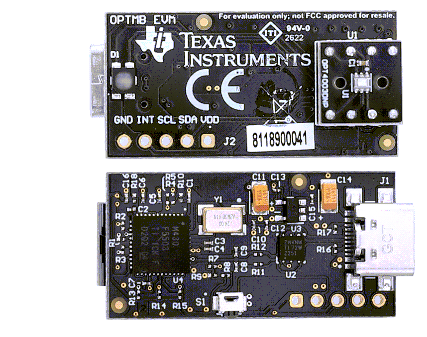 Texas Instruments OPT4003DNPQ1EVM Evaluation Module