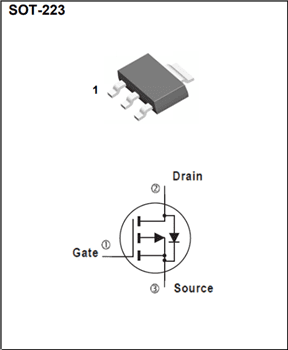 Mechanical Drawing - PANJIT 60V P-Channel Enhancement Mode MOSFETs
