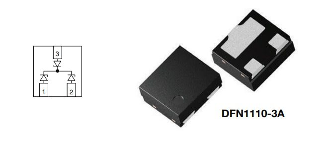 Vishay Semiconductors VCAN24A2 BiSy Dual-Line ESD Protection Diodes