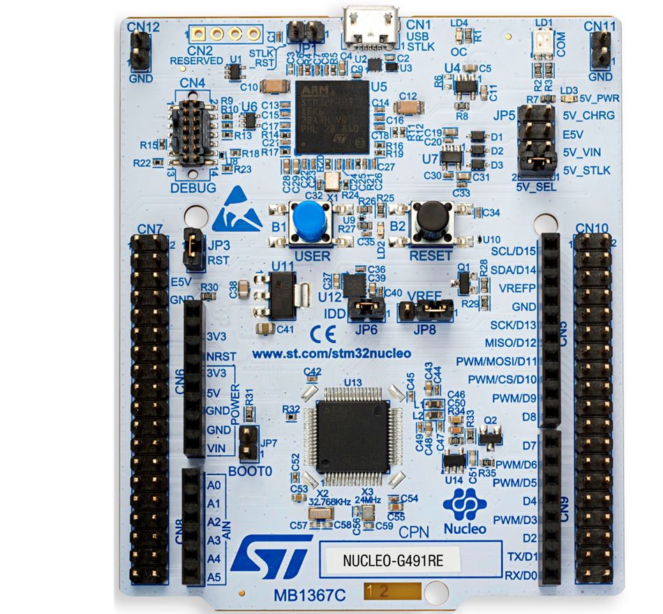 STMicroelectronics NUCLEO-G491RE Development Board