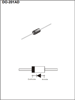 Mechanical Drawing - PANJIT STR 100V Super Schottky Low VF Barrier Rectifiers