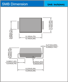 Mechanical Drawing - PANJIT MERx 200V Super Fast Recovery Rectifiers Mechanical Drawing - PANJIT MERx 200V Super Fast Recovery Rectifiers