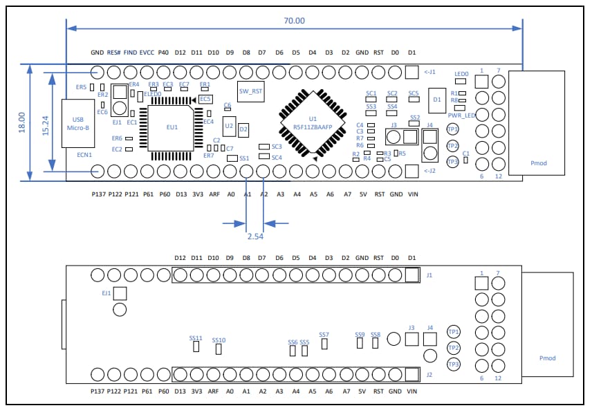 Renesas Electronics RL78/G1P Fast Prototyping Board