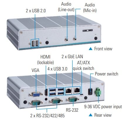 Axiomtek eBOX626-311-FL Fanless Embedded System