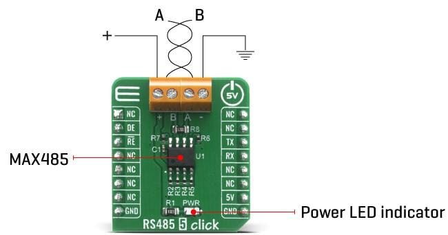 Mikroe RS485 5 Click