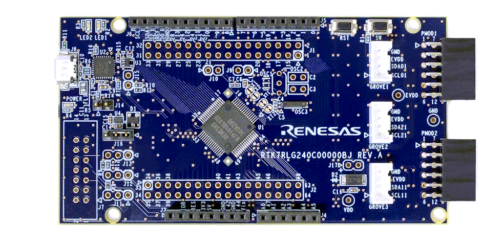 Renesas Electronics RL78/G24 Fast Prototyping Board Renesas Electronics RL78/G24 Fast Prototyping Board
