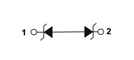 Block Diagram - Littelfuse SC24COM-01ETG 24V Bidirectional Discrete TVS Diode