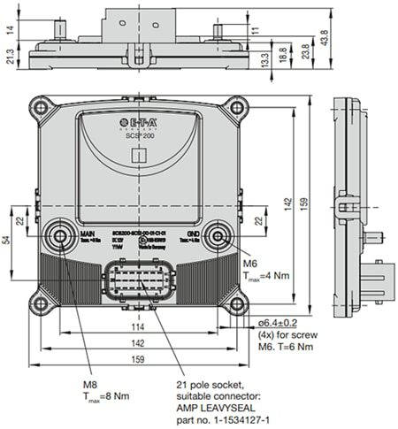 E-T-A Circuit Breakers SCS200 Intelligent Power Distribution System
