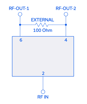 Schematic - Mini-Circuits SCW 2-Way-0° Ceramic Power Splitters/Combiners