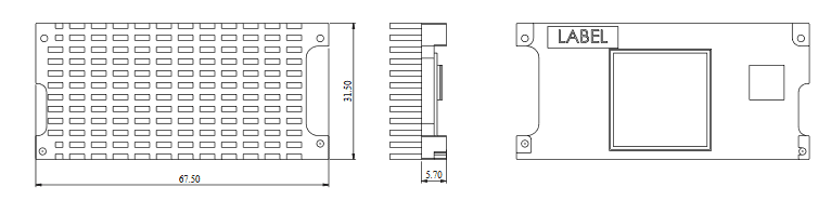 iWave Systems SODIMM Heat Sink