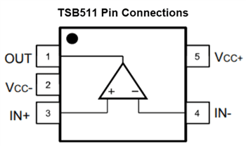 Schematic - STMicroelectronics TSB511, TSB512, TSB514 6MHz Operational Amplifiers