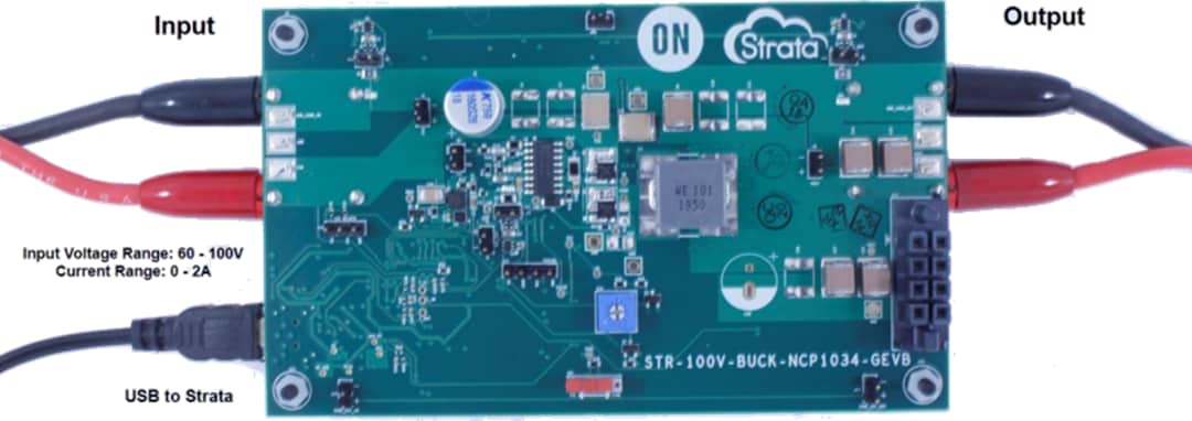 onsemi STR-100V-BUCK-NCP1034-GEVB Strata Evaluation Board