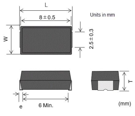 Mechanical Drawing - Murata Multilayer Ceramic Safety Capacitors Mechanical Drawing - Murata Multilayer Ceramic Safety Capacitors