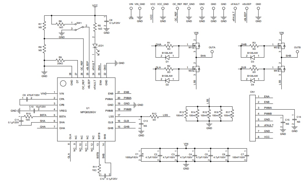 Schematic - Monolithic Power Systems (MPS) EVQ6528-V-00A Evaluation Board Schematic - Monolithic Power Systems (MPS) EVQ6528-V-00A Evaluation Board