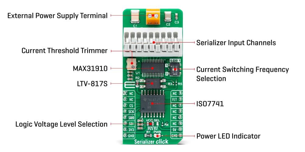 Mikroe Serializer Click