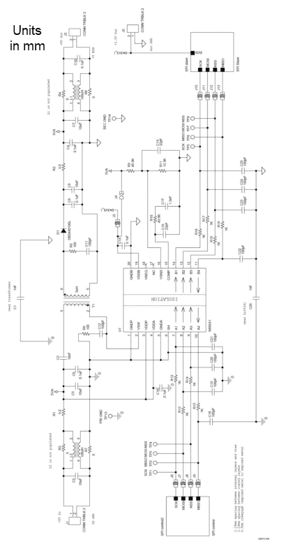 Mechanical Drawing - Skyworks Solutions Inc. Si88x Low EMC Evaluation Board
