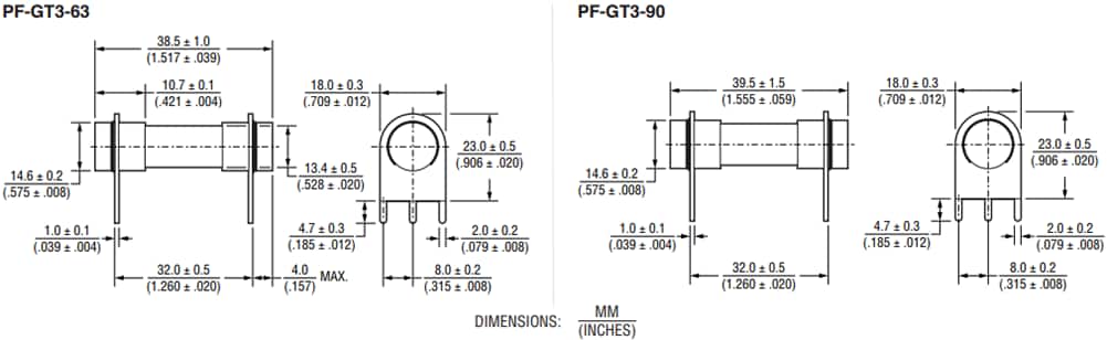 Bourns PF-G POWrFuse™ High-Power Fuses Bourns PF-G POWrFuse™ High-Power Fuses