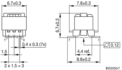EPCOS / TDK E5 SMD Transformers for Ultrasonic Sensors