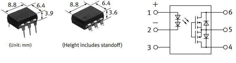 Panasonic Industrial Devices AQV209Gx PhotoMOS®