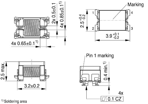 EPCOS / TDK ADL32VHC Power over Coaxial (PoC) Inductors