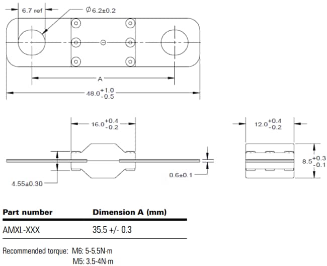 Eaton AMXL Automotive Bolt-in Fuses