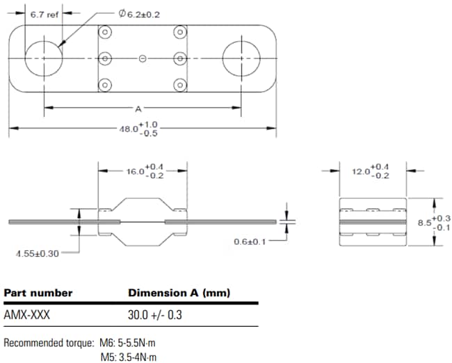 Eaton AMX Automotive Bolt-in Fuses