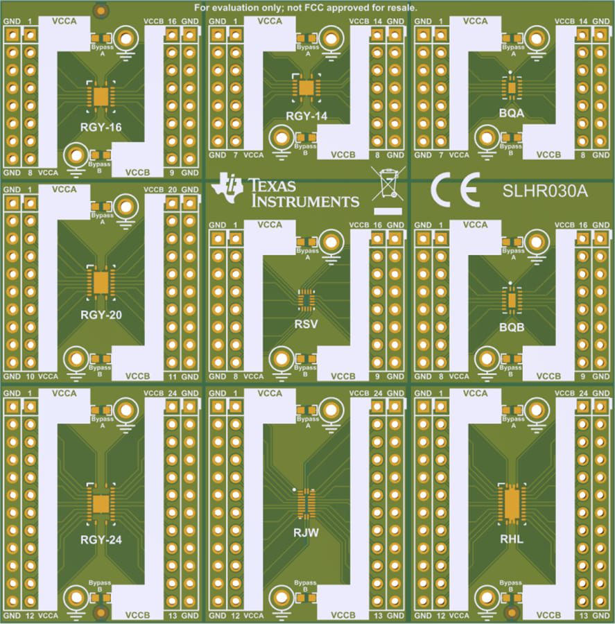 Chart - Texas Instruments 14-24-NL-LOGIC-EVM Logic Evaluation Module (EVM)