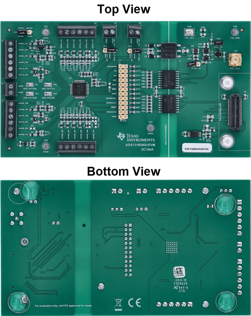 Mechanical Drawing - Texas Instruments ADS131B26Q1EVM-PDK ADC Evaluation Module