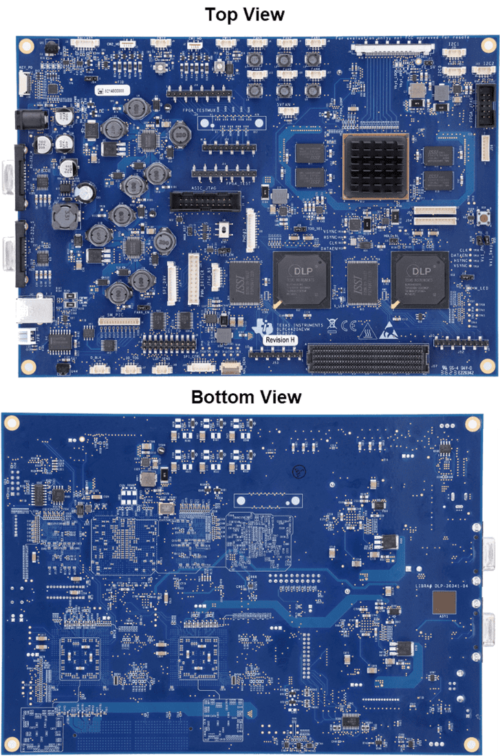 Mechanical Drawing - Texas Instruments DLPC4420AEVM Controller Evaluation Module (EVM)