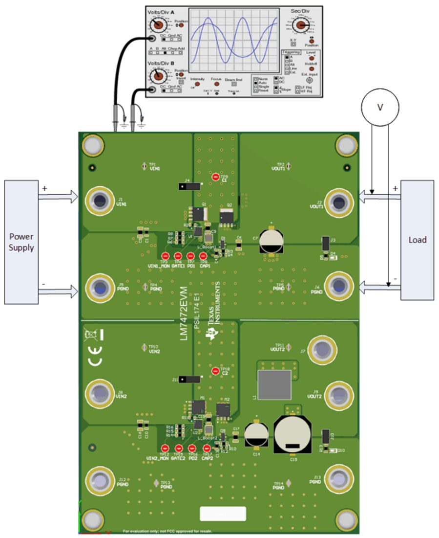 Mechanical Drawing - Texas Instruments LM7472EVM Controller Evaluation Module (EVM)